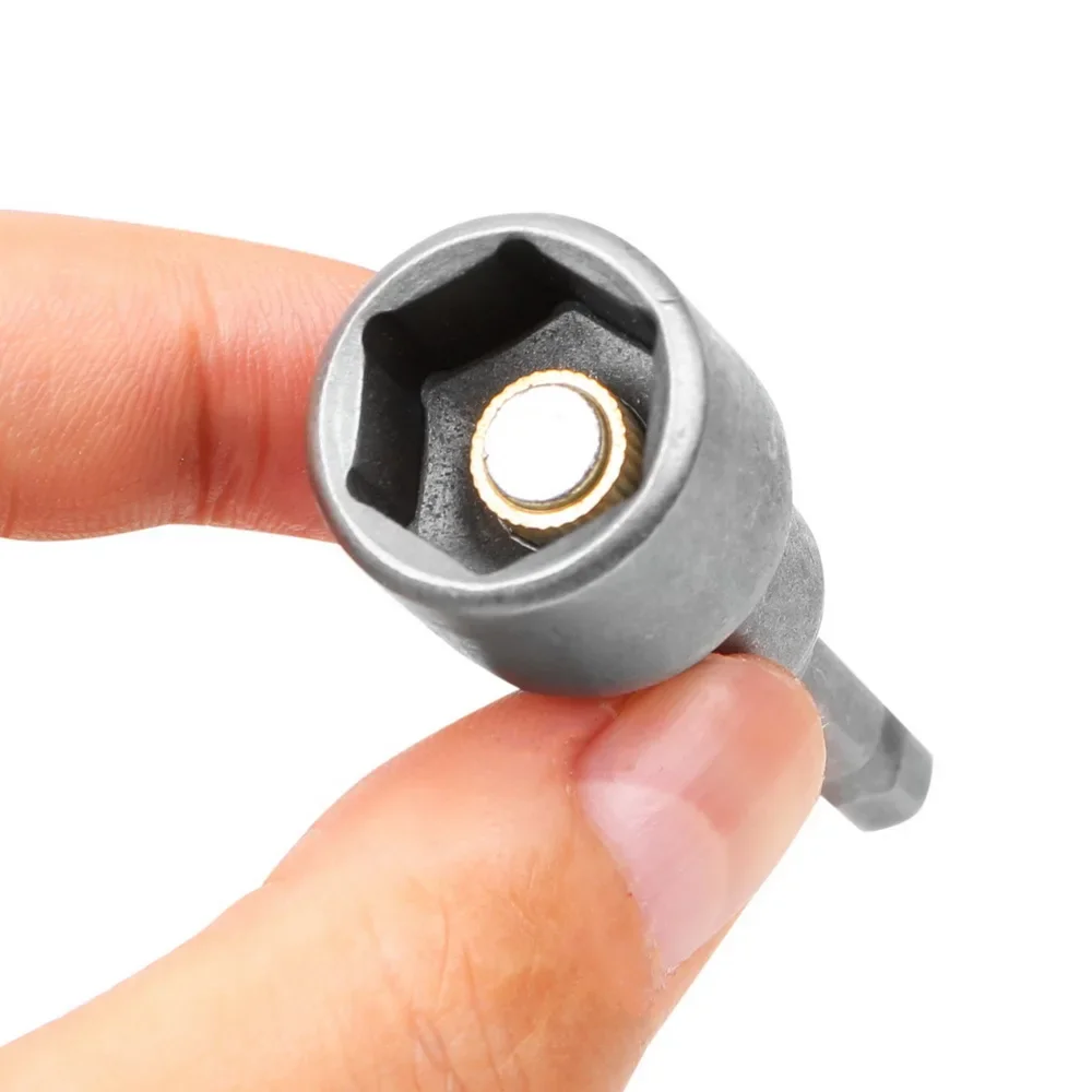 Magnetic Socket Adapter for Electric Screwdriver, 614mm Length, 5PCS Hex Shank, Strong Magnet, Easy and Efficient Operation