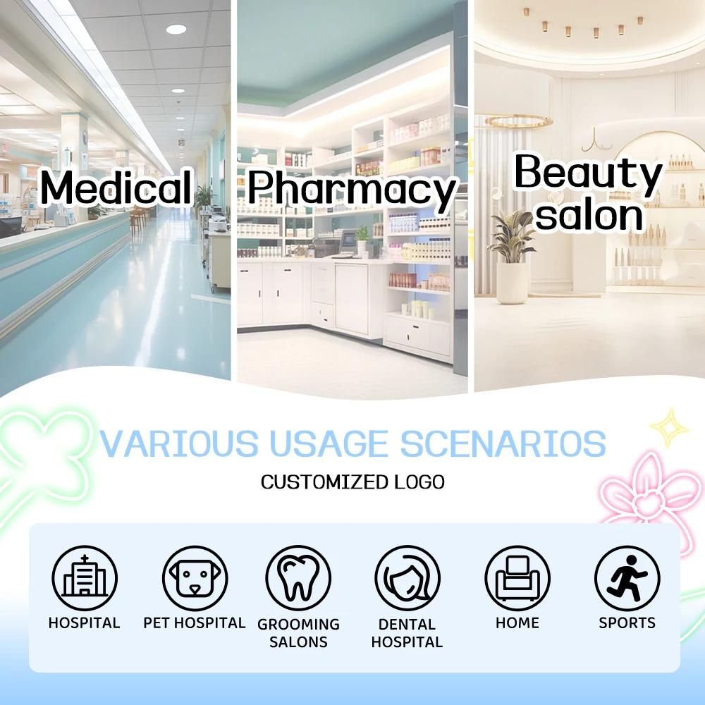 Verpleegster Joggerpak Veelkleurige Scrubs Set Medische Klinische Kleding Arts Verplegingsuniformen Korte Mouw V-hals Tops Zakbroek