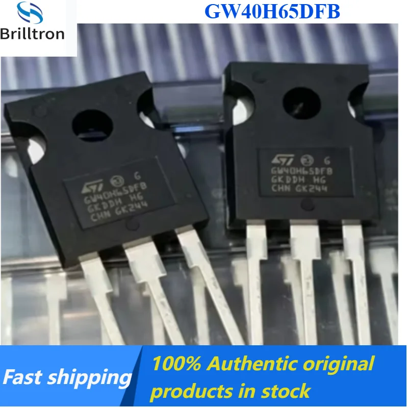 10-30PCS NEW Original G40H65DFB GW40H65DFB IGBT Power Transistor, 40A, 650V Original Stock Available, Fast Shipping.