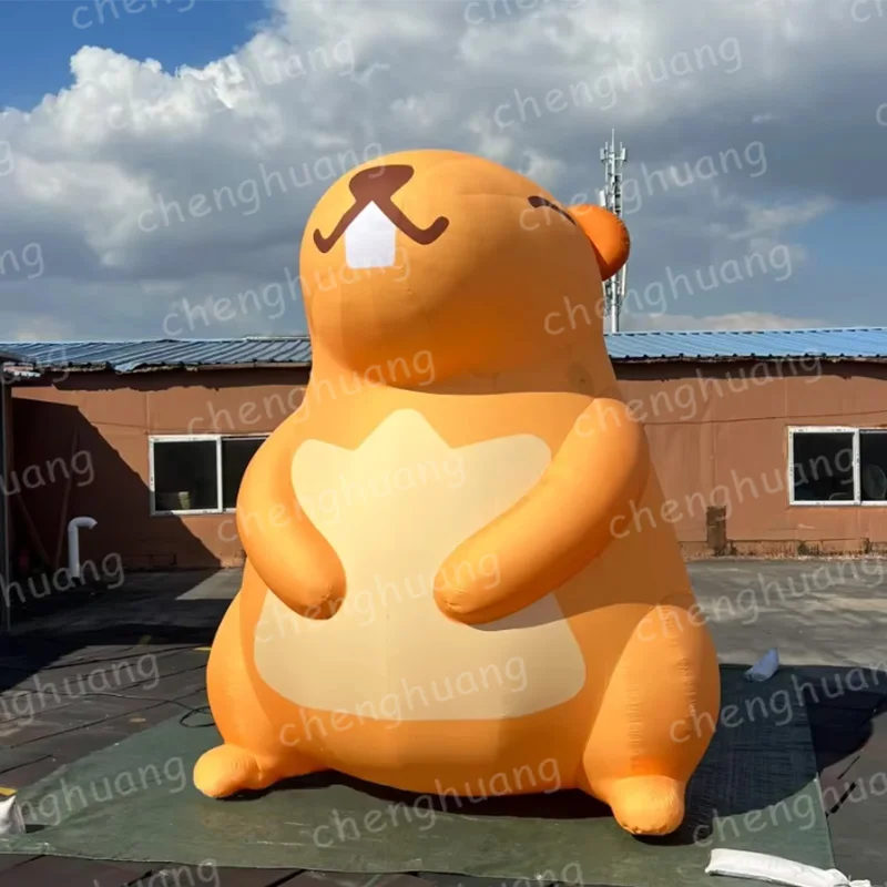 

Inflatable chipmunk, animal air model with blower, outdoor shopping mall, zoo and park decoration prop