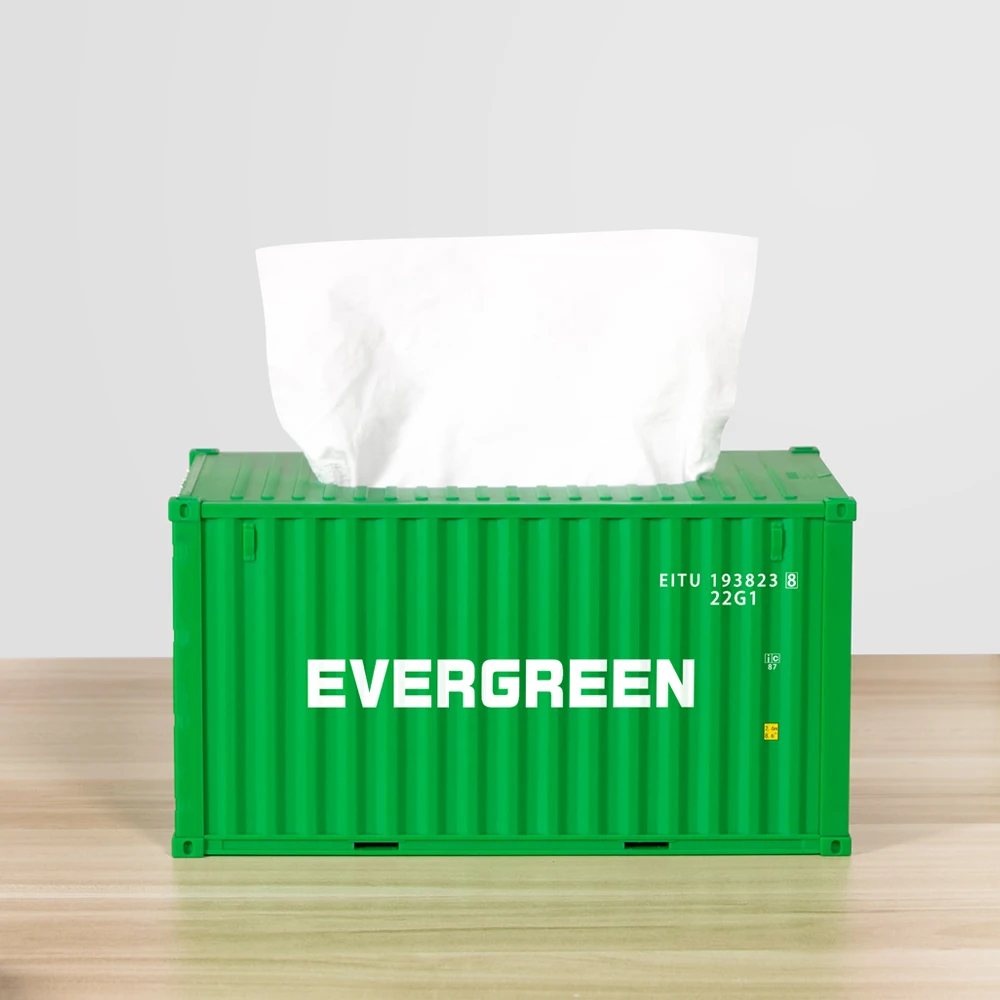 Recipiente de transporte modelo emc caixa de tecido suporte de papel de mesa armazenamento guardanapo caixa organizador decorações recipiente de