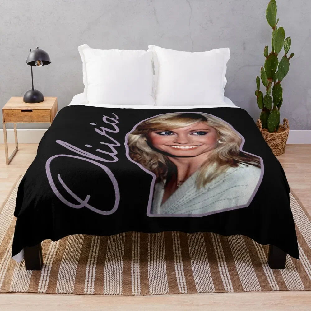 

Olivia Newton JohnOnly Single Throw Blanket Thermal Bed linens Quilt Blankets