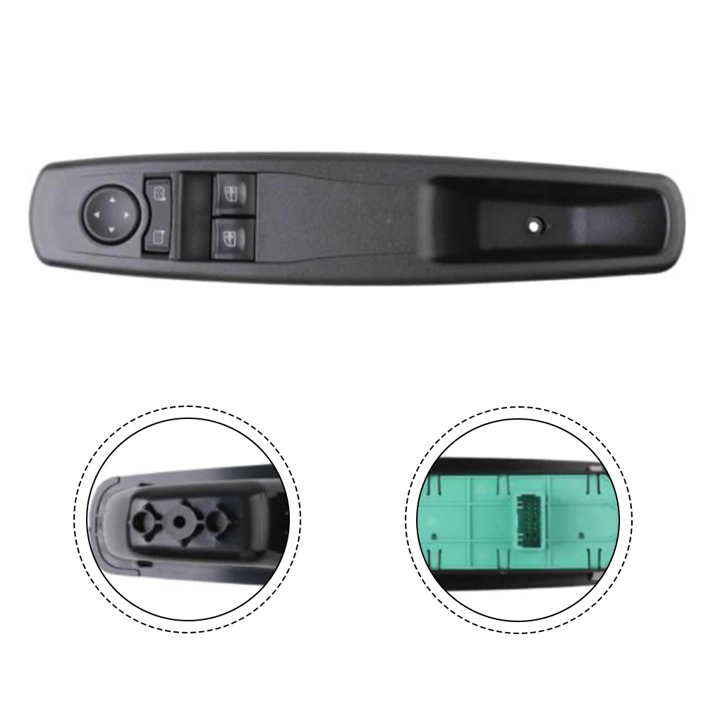 

Master Window Controller Power Window Switch Window Control Operation Black Direct Replacement Easy Installation