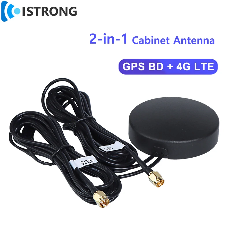 Zewnętrzna samochodowa antena pozycjonująca GPS/BD Wzmacniacz sygnału nawigacji GPS Odbiornik sygnału 4G/LTE Antena o wysokim wzmocnieniu 5/28dbi Wzmacniacz SMA 3m
