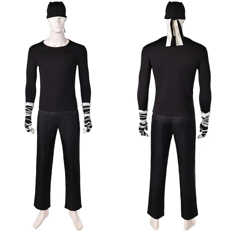 

Fantasia Matt Murdock Cosplay Blindfold Mask TV Daring Devil Disfraz Costume Men Male Fantasy Halloween Carnival Party Clothes