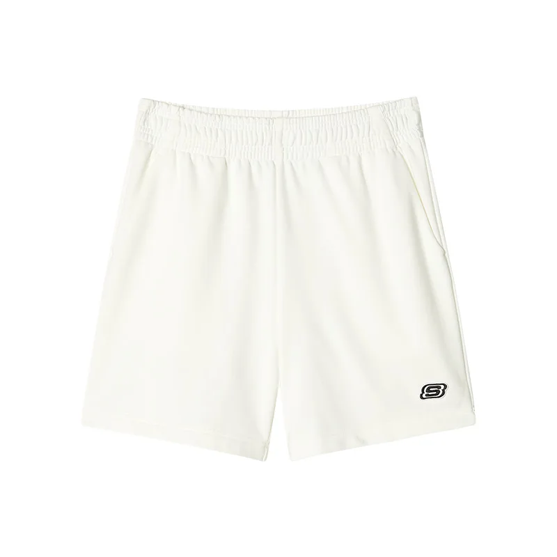 Skechers-pantalones cortos deportivos para hombre, Shorts de entrenamiento para correr, juego de baloncesto, Fitness, informales, sueltos, de cinco puntos, para verano