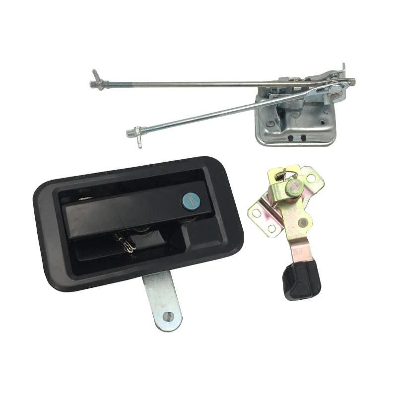 For Sany sy215 225 235 285-8S-9 cab door lock assembly inner and outer handle excavator accessories