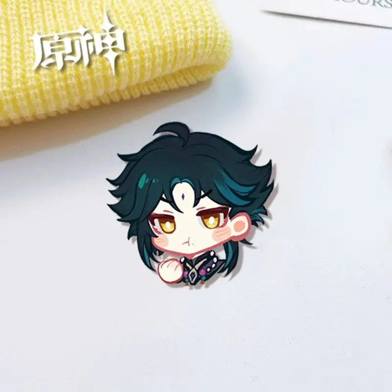 بروش أكريليك تأثيري من Genshin implic ، شارات Venti Xiao ، قلادة حقيبة مدرسية ، إكسسوارات ملابس ، جديد ، هدية ، 5: من
