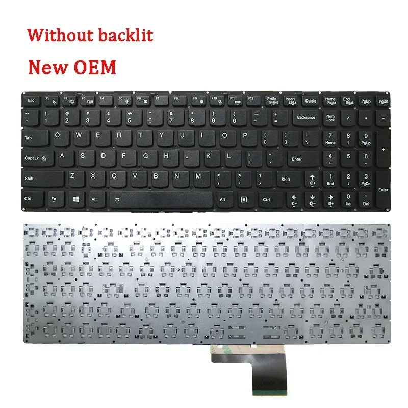 New genuine laptop rreplacement keyboard compatible for Lenovo y50p Y50-70 Y50-70AS Y50-80 Y50-70AM Y70P-70 u530t u530p view 2