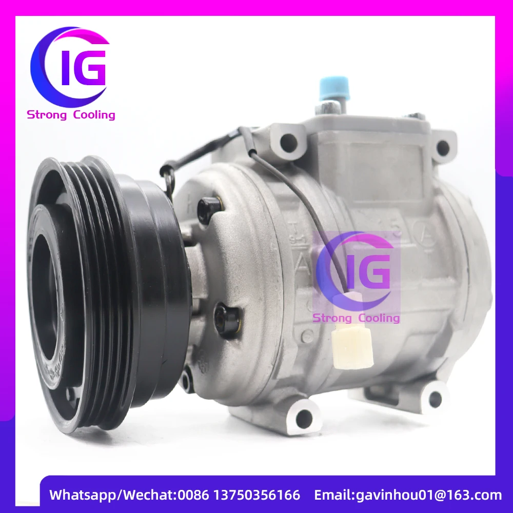 

AC Compressor For Toyota Landcruiser HDJ100R 1HD-FTE 6 Cyl 4.2L 4471703700 447200-1713 883106A010 4473007230 8832060700