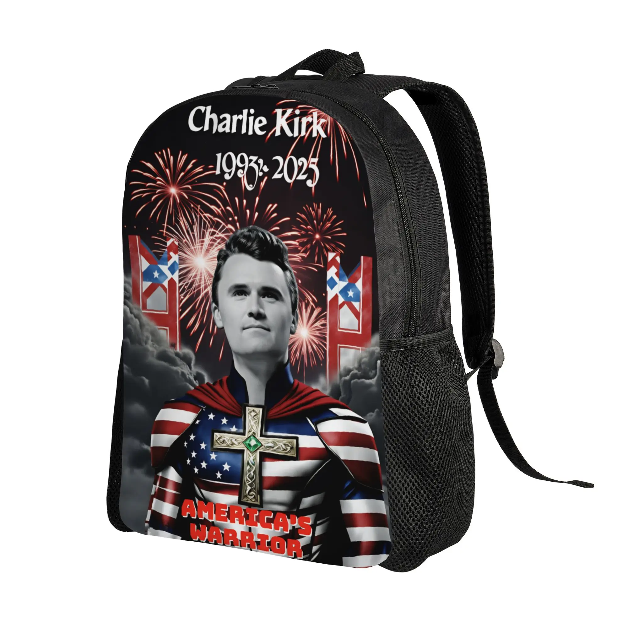 Rest in Peace Charlie Kirk Legends Backpack  Trekking Backpacks Male Elegant School Bags Designer Lightweight Rucksack