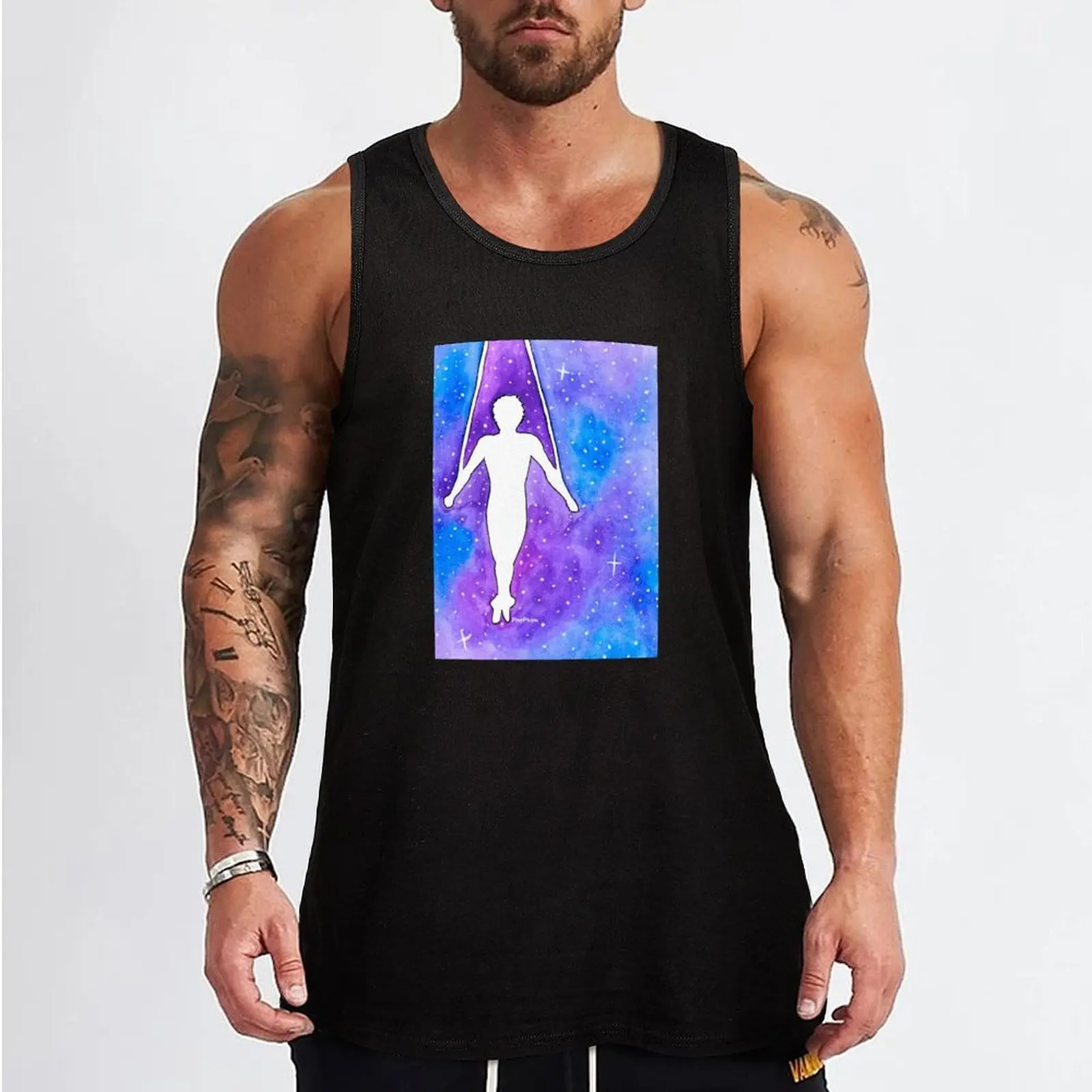 Celestial Aerial Straps Artist Tank Top Gym Training Tank Top Moisture Wicking Performance