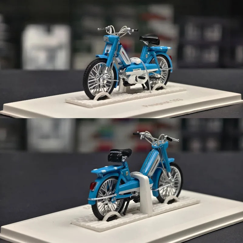 

Diecast NOREV 1:18 Scale Peugeot 103 1972 Powered Motorcycle Bicycle Alloy Car Model