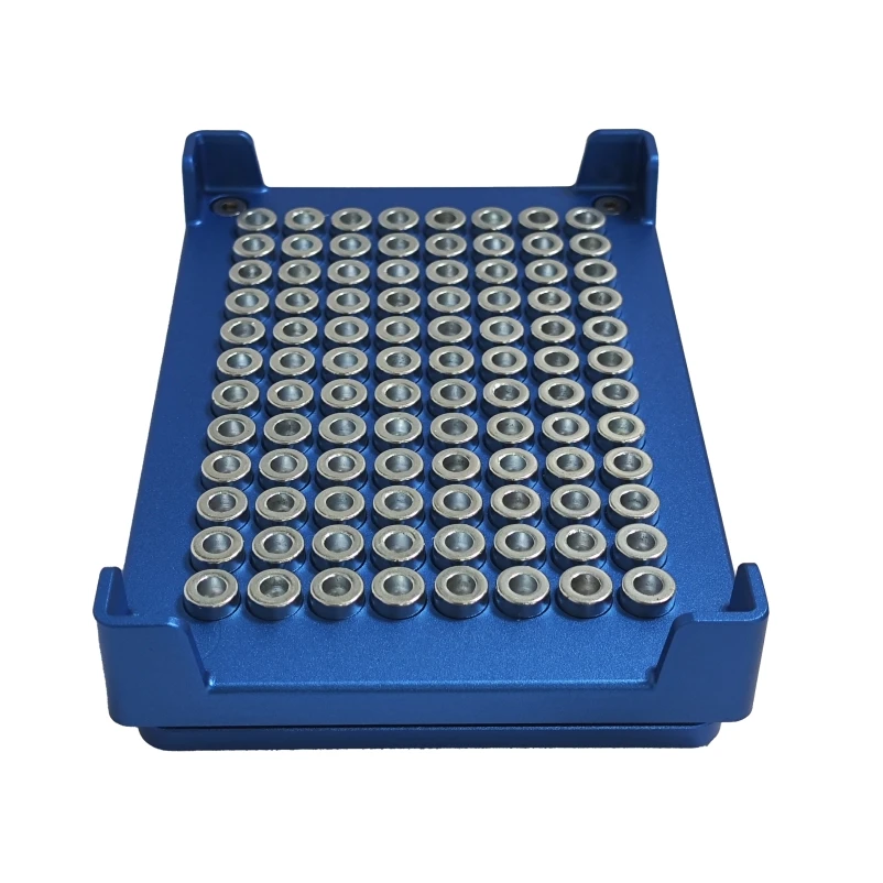 Juara Penjualan Tiongkok Carbonlinkai Rak Magnetik Pelat 96 Sumur 96 Instrumen Otomasi Rak Magnetik Performa Sebagai ALPAQUA