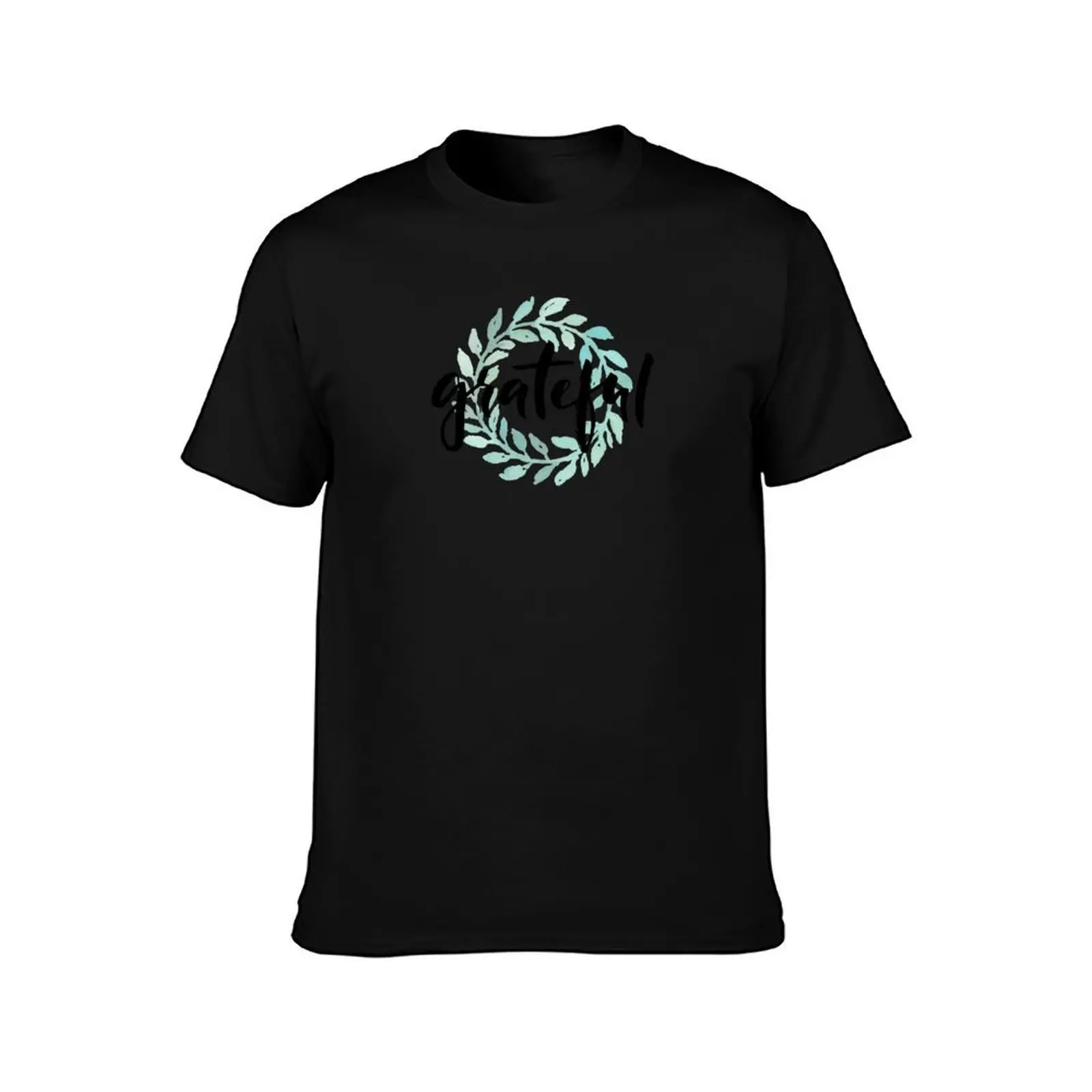 Grateful T-Shirt, Summer Casual Cotton Tee, Oversized Streetwear Tops, Vintage Graphic Print, Loose Fit Short Sleeve