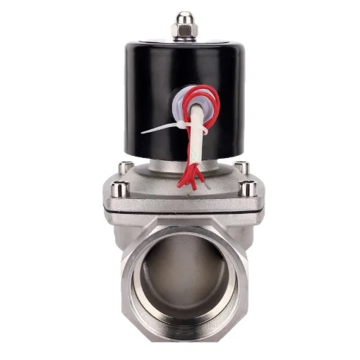 Dn15 1/2 "220v 304 สแตนเลสโซลินอยด์วาล์ววาล์วน้ำนิวเมติกวาล์วปกติปิด
