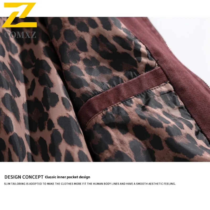 Men's Casual Cardigan Jacket Versatile Stand Collar Coat with Age-Friendly Design for Waterproof Windproof Spring Autumn Season