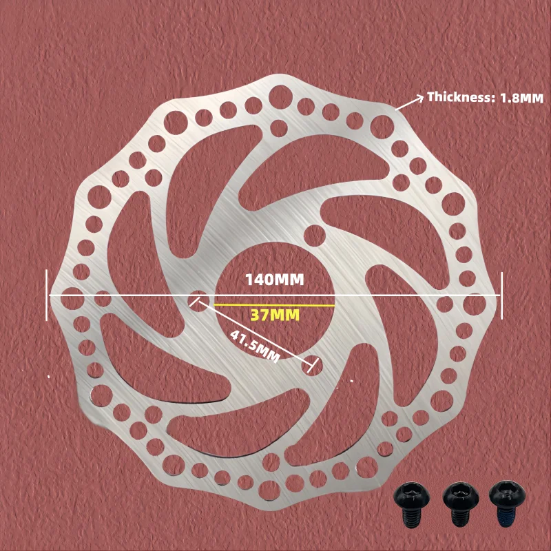 سكوتر كهربائي فرامل قرصية الدوار مع المسمار 3 ثقوب 120 مللي متر/140 مللي متر الدوارات سكوتر الملحقات #5