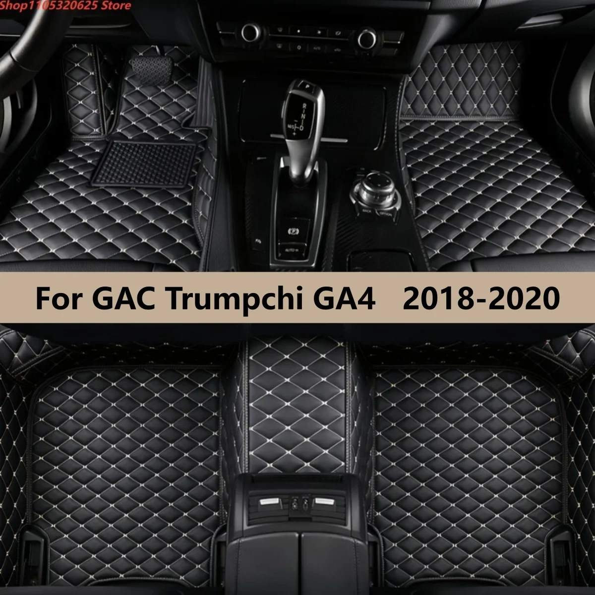 

Car Floor Mats For GAC Trumpchi GA4 2018 2019 2020 Custom Auto Foot Pads Automobile Carpet Cover Interior Accessories