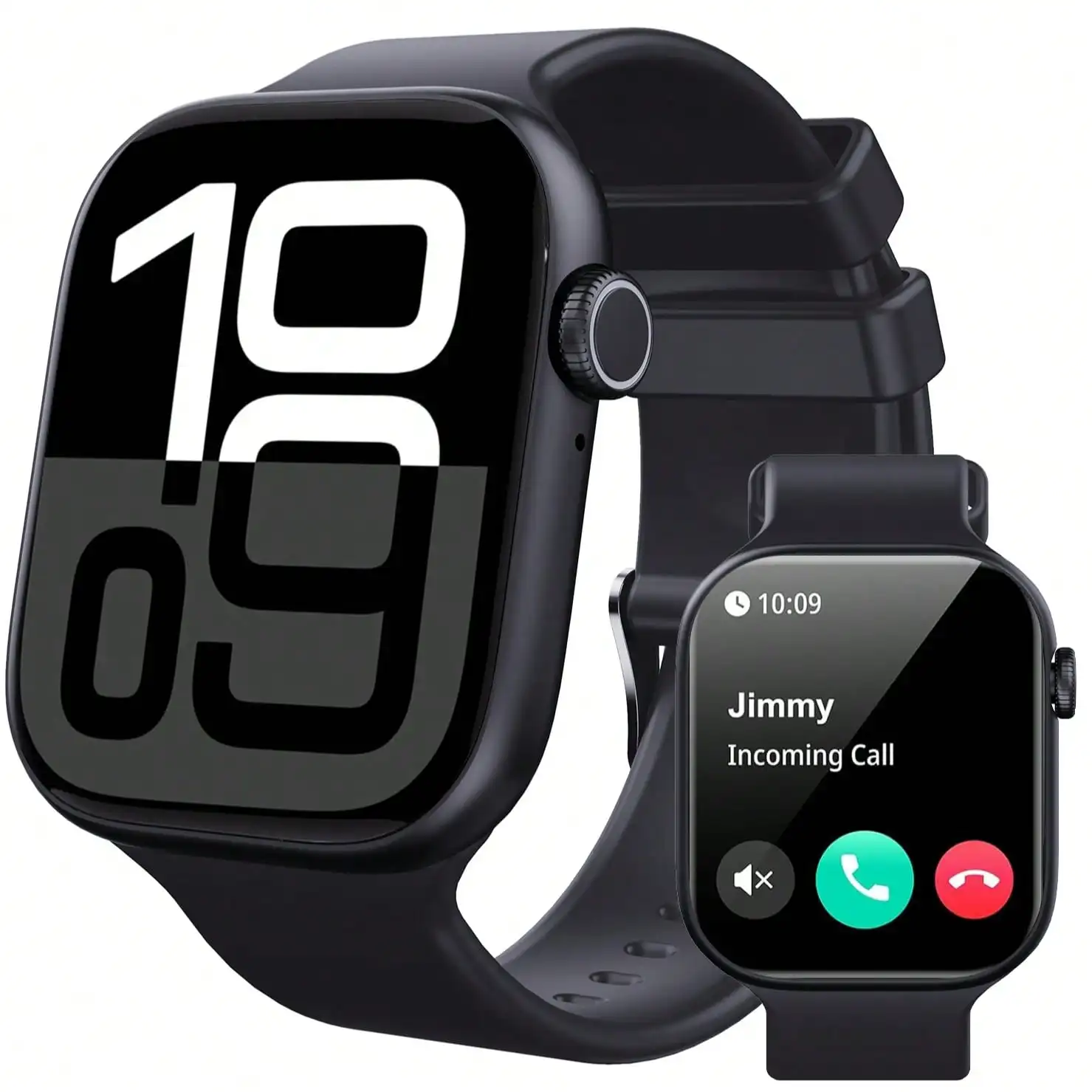 

2.01 Inch Touch Screen Smart Watch Support HD Bluetooth Call Step Calorie Monitor Message Music Reminder Over 100 Sports Modes Waterproof Fitness Wristwatch For Men Women Compatible IOS Android Daily Wear