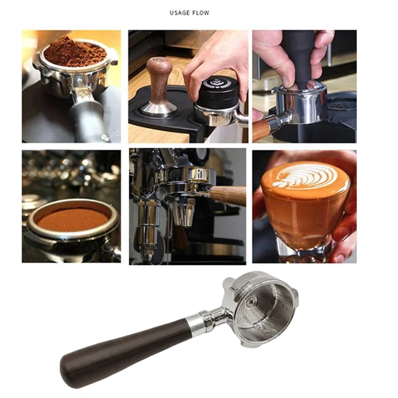 AB43-E61 58Mm Universal Portafilter Handle For Coffee Machine For Enhanced Espresso Extraction