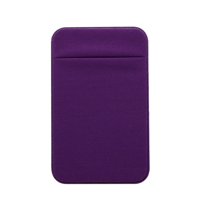 Rekbare mobiele telefoonzak, zelfklevende kaartportemonnee, unisex zelfklevende sticker, creditcardhoes, hoge kwaliteit