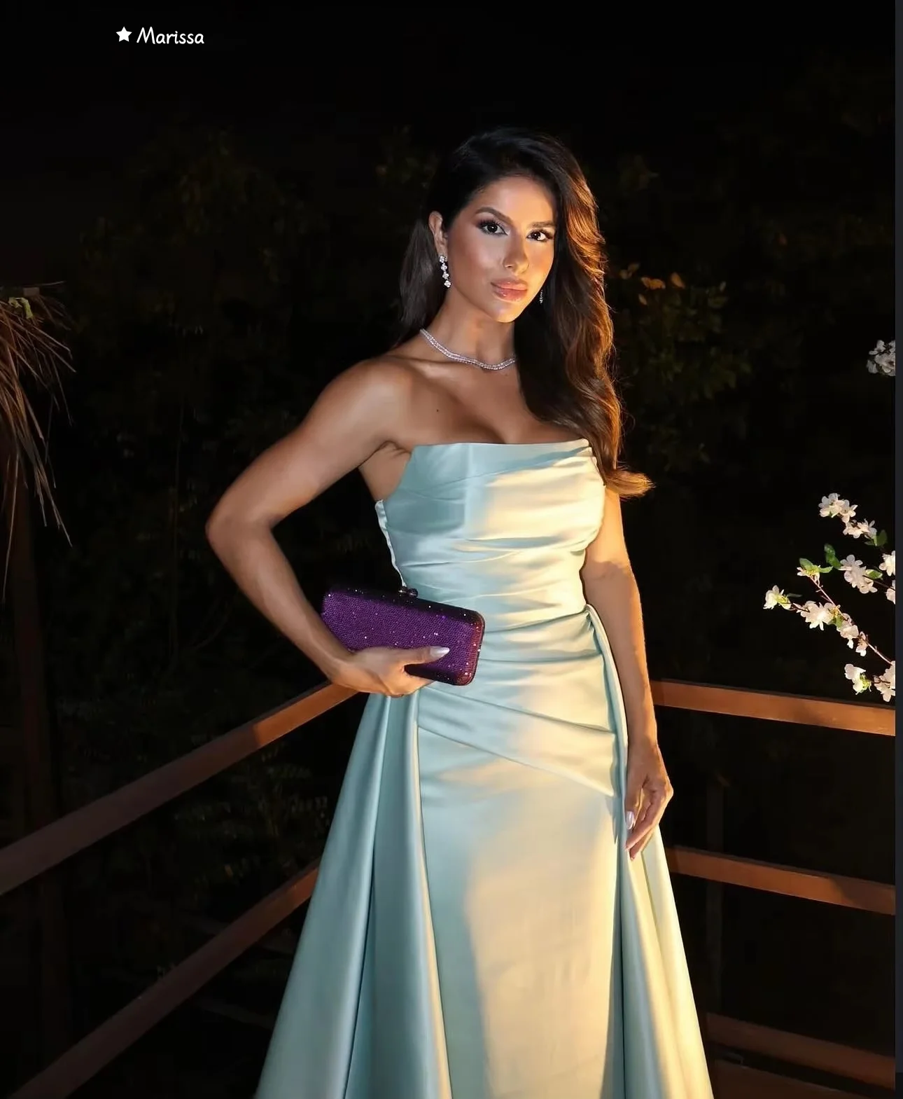 Marissa vestidos femininos elegantes feitos sob medida, vestidos de festa de casamento para ocasiões especiais, cauda de peixe, ombro de fora, baile de formatura