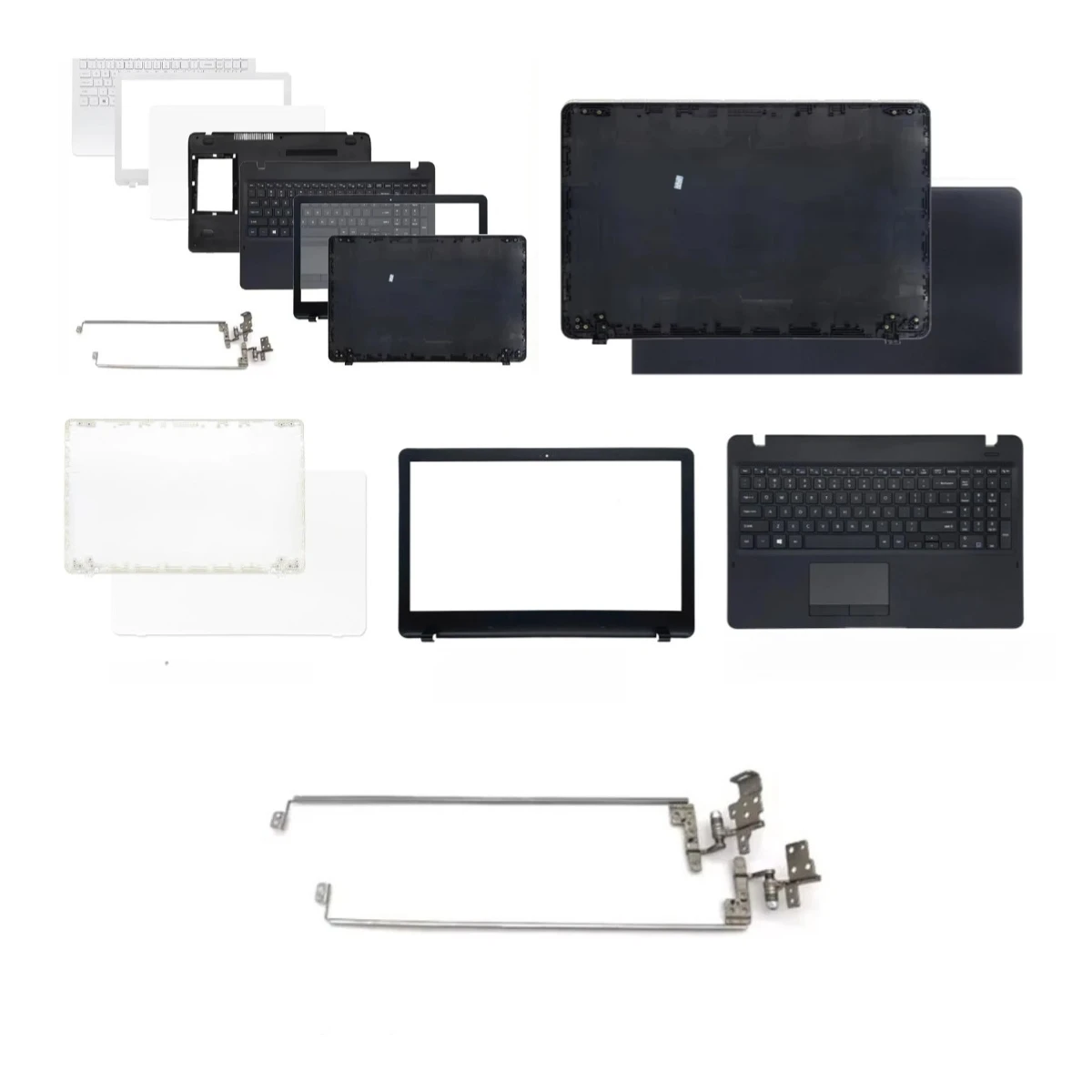 New For NP300E5K NP300E5M NP3500EM NP300E5L Laptop Shell LCD Screen Top Cover Front Bezel Hinges Palmrest Upper Bottom Base Case