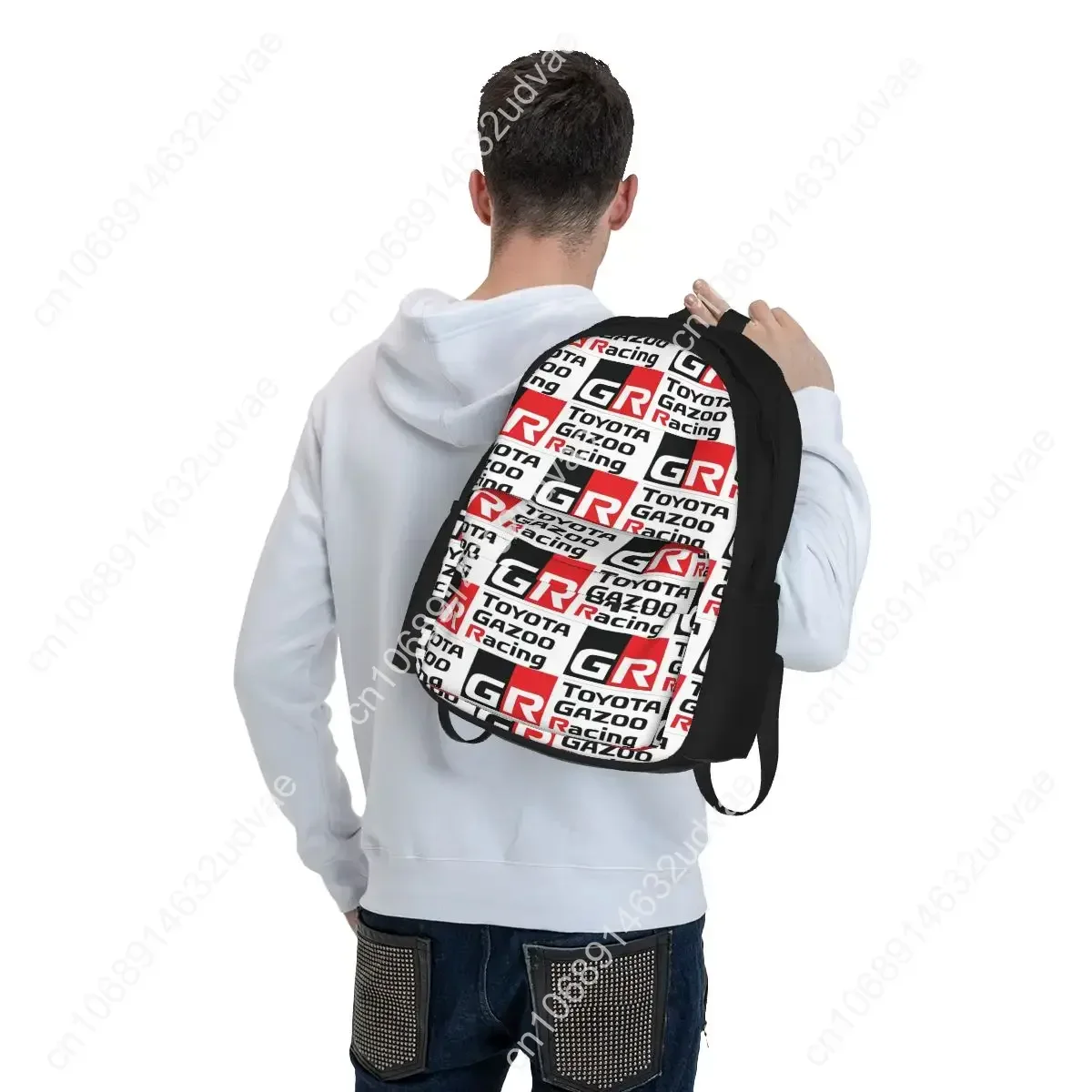 GR Logo Gazoo Racing GR Sport Backpacks Boys Girls Bookbag Students School Bags Kids Rucksack Travel Rucksack Shoulder Bag