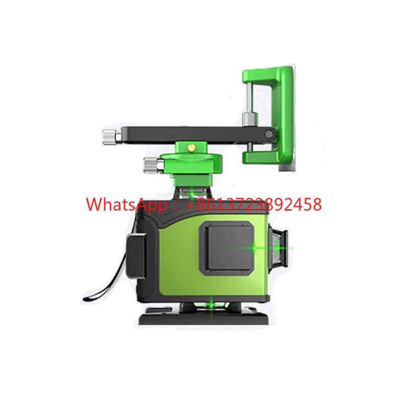 XEAST New Aluminum Alloy Wall Sticking Laser Level XE-HC16 4D 16 Line Super Bright Green Floor Tile Construction Laser Level