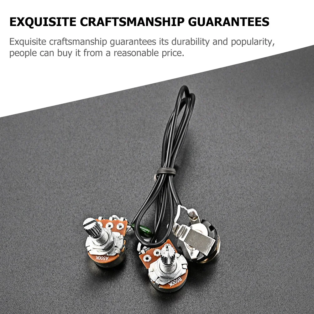 

1 set 1 Set Guitar Potentiometer Harness Metal Plastic Wiring Kit For Electric Guitar Replacement Parts Prewired Jb Accessories