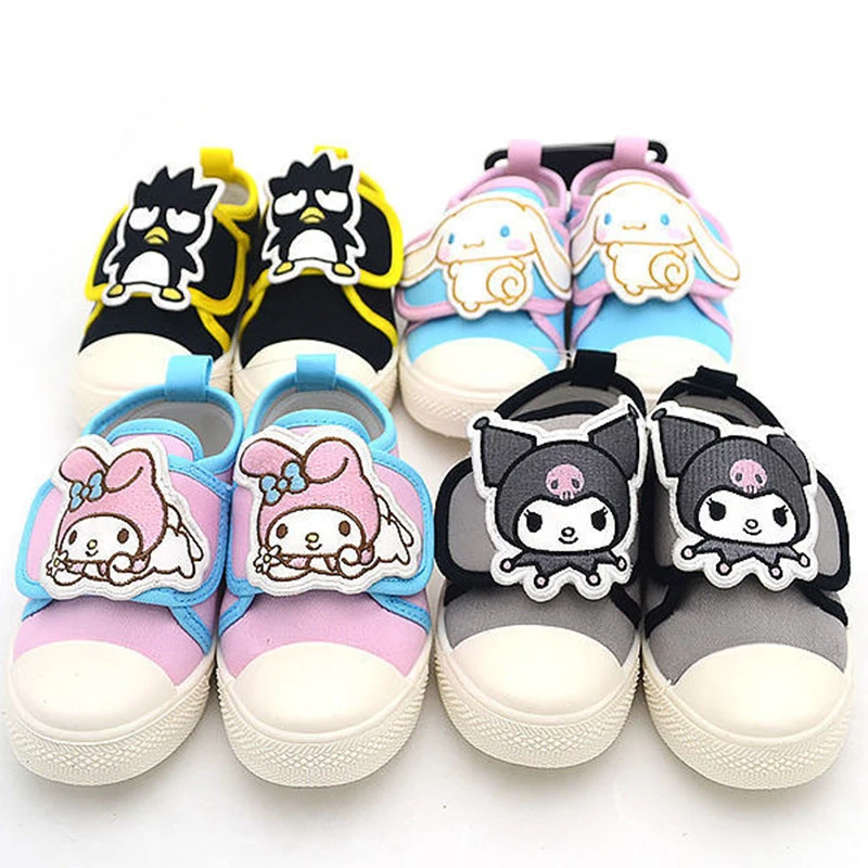 

Cinnamoroll Kawaii Sanrio Anime Kuromi Princess Canvas Shoes Cute Cartoon My Melody Children Loose Breathable Shoes Kids Gifts