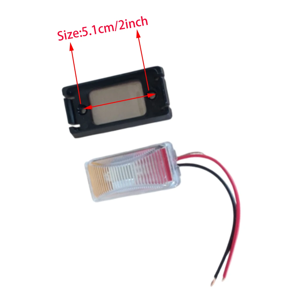 2 قطعة 10 فولت-30 فولت ضوء أحمر + ضوء أصفر LED مع مصادر ضوء منفصلة على كلا الجانبين، أضواء جانبية للشاحنة، شاحنة عالمية #4
