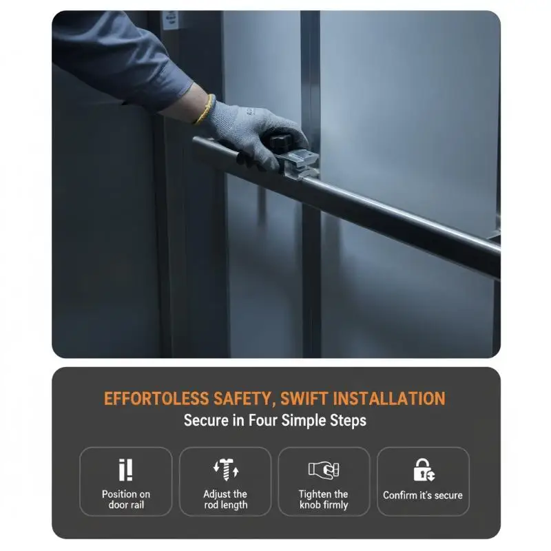 Butée de porte de portique universelle, retenue de porte supérieure, pièces de rechange pour ascenseur, pour la maintenance des portes de portique Otis, Hitachi, Kone, Hall