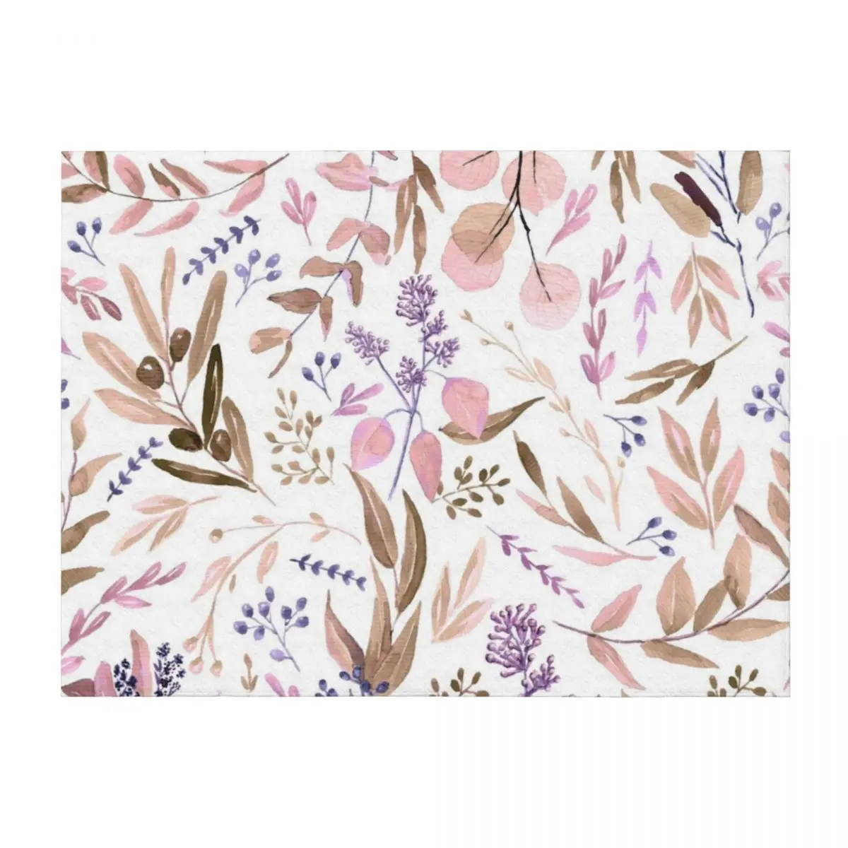 

Eucalyptus Pattern - Colorful Throw Blanket Large Baby Sofas Giant Sofa Blankets