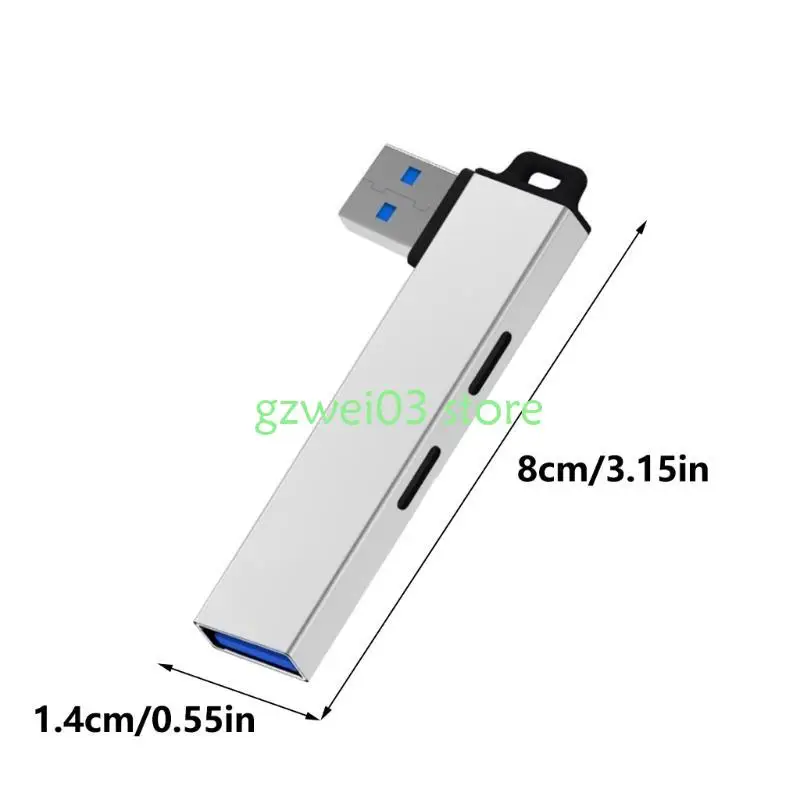 Y8AC schlanklich USB3.0 bis USB -Adapter USB3.0 -Hub für universelle Systemkompatibilität
