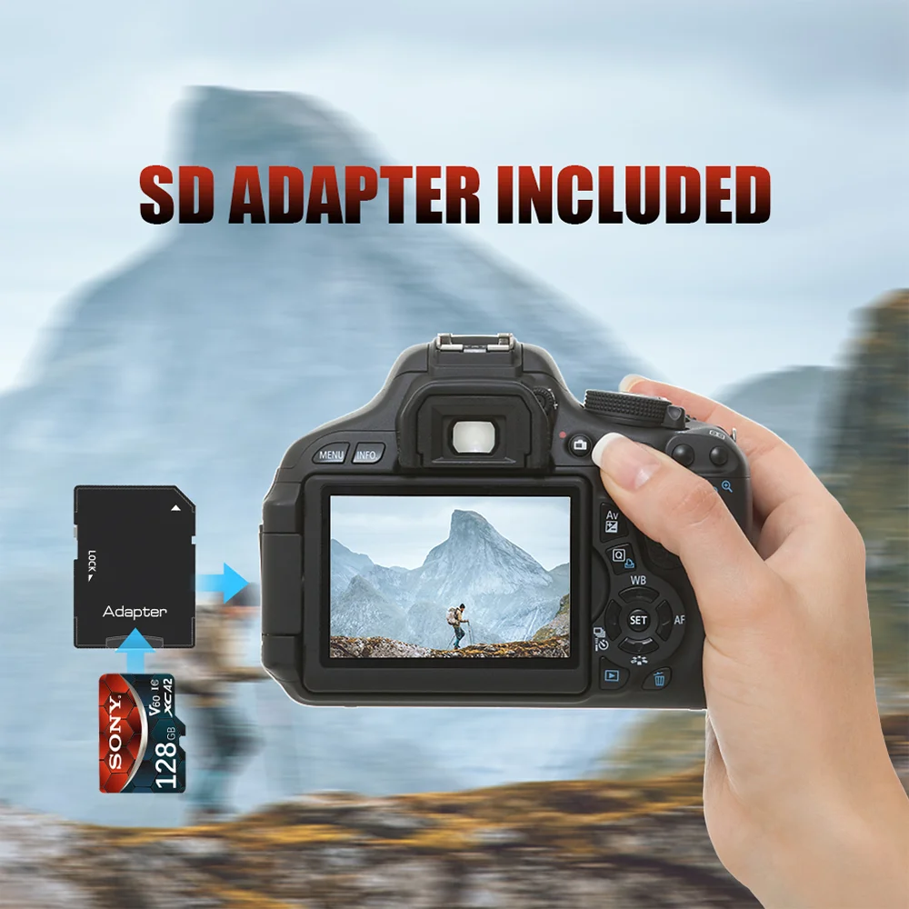 بطاقة SONY-Extreme V60 Micro SD TF، بطاقة الذاكرة الأصلية لكاميرا الحركة بدون طيار، بحد أقصى 190 ميجابايت/ثانية، 2 تيرابايت 1 تيرابايت 512 جيجابايت 256 جيجابايت 128 جيجابايت 64 جيجابايت #2