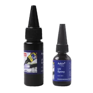 Super starker UV Ultraviolet Klebstoff Lichtkleber laut Fix Cura, starker Bindungsglas -Acrylmetall -Kunststoffstoff, schnelles Dichtmittel 10 Hauptverkäufe UV -Zelle UV - №5