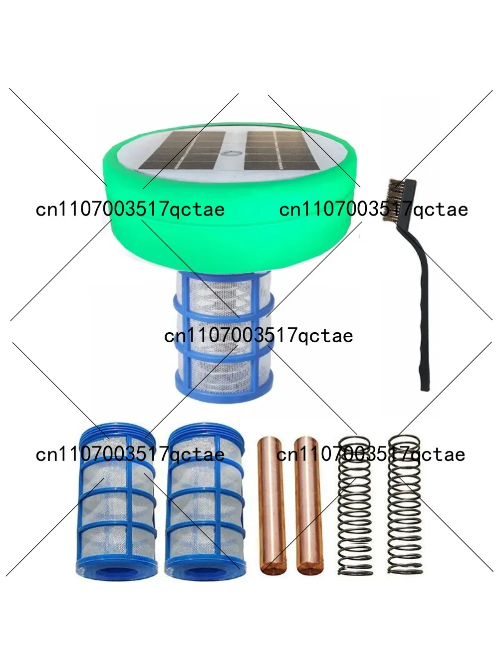 Swimming Pool Solar Copper Ion Purifier Algae  Floating Suppression Algae Removal Device Solar Pool Lonizer Up To 35000 Gal image 4
