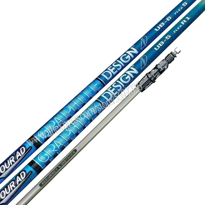 Clubs Shaft Tour AD UB6 Graphite Shaft Golf Driver and Wood Hybrids Shafts Free Assembly Sleeve Golf Accessories