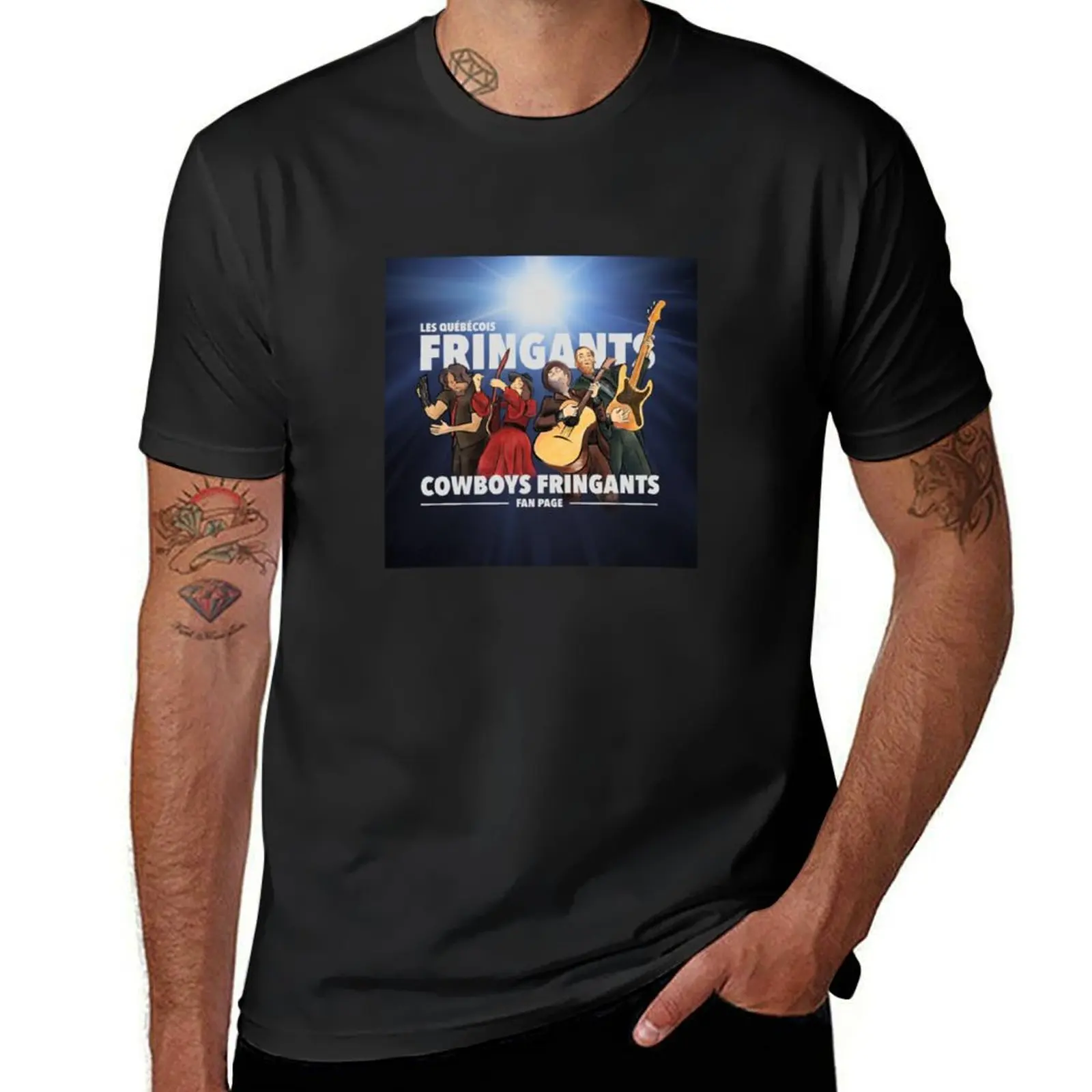 

Quebecois Fringants (2) - By Gengerelle T-Shirt oversized anime tshirt anime shirt mens t shirt