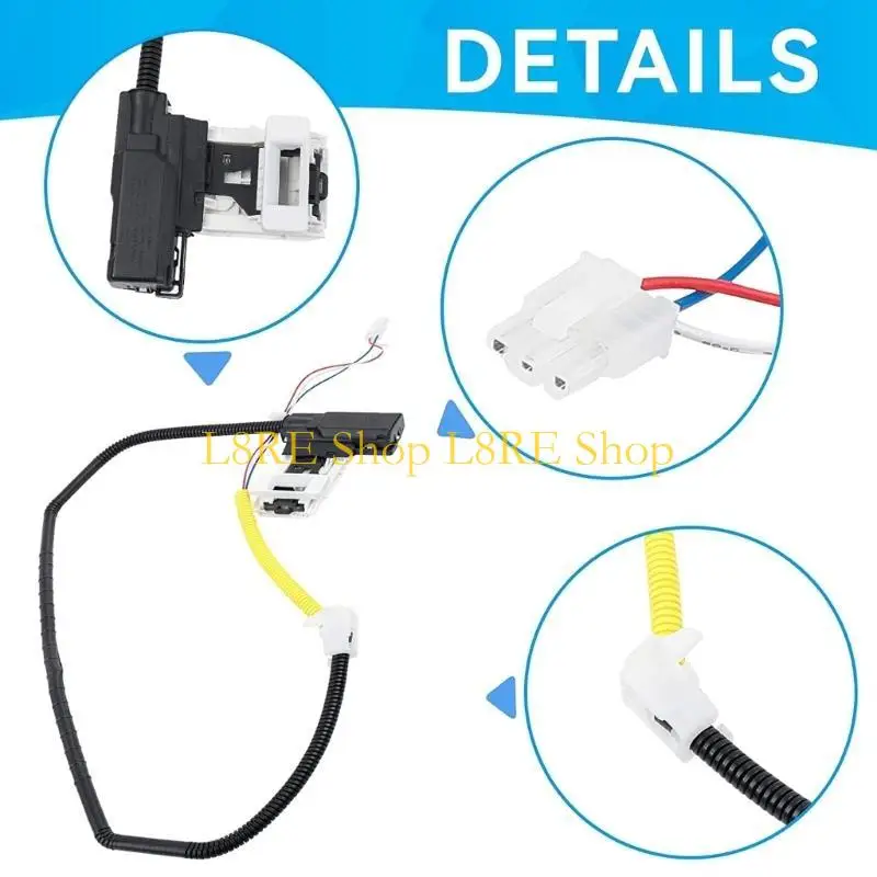 L8RE غسالة غسالة مفتاح قفل استبدال لـ W10838613VP W11253733 MVWX655DW1 ATW4675EW0 غسالة ملابس الغسالة.