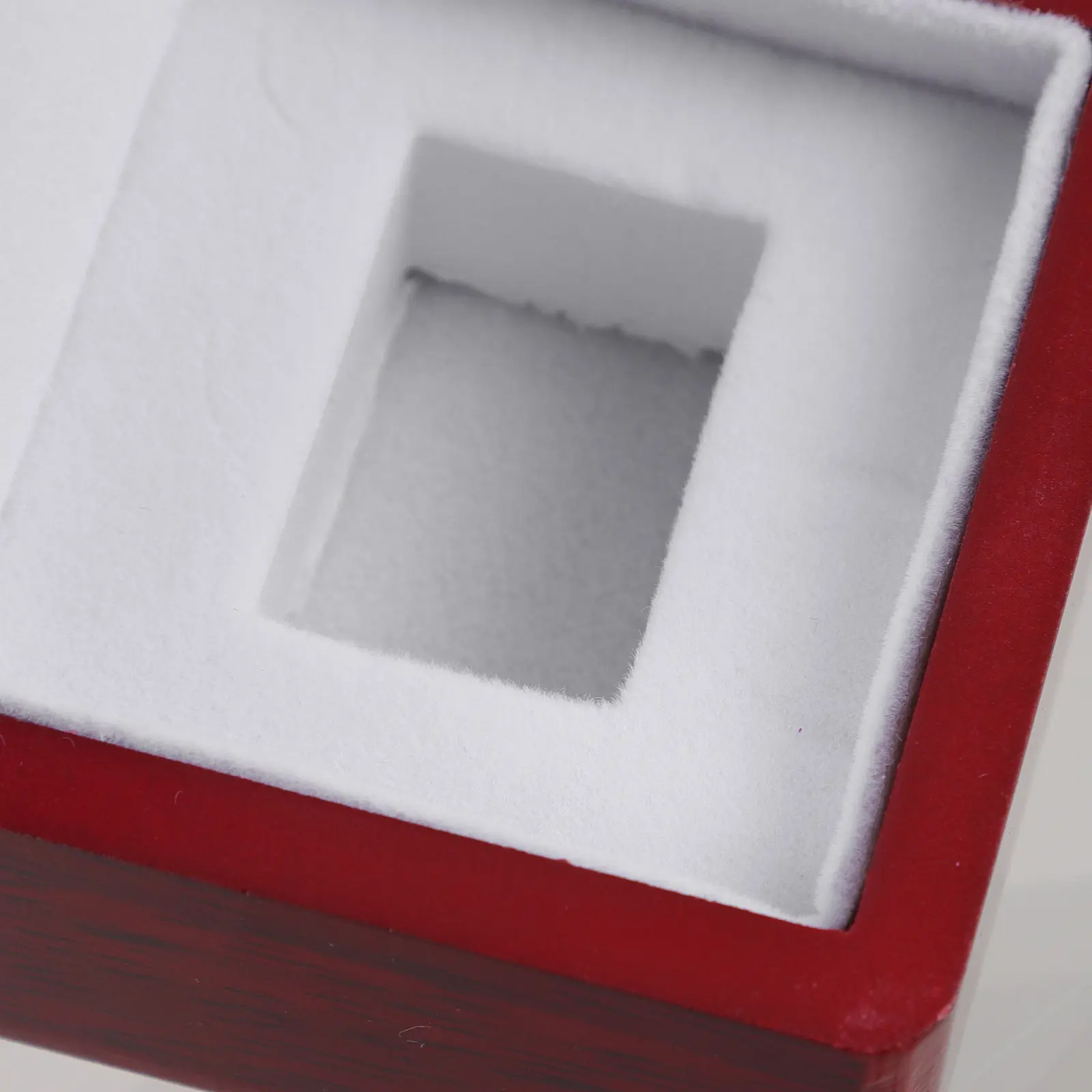 

Championship Ring Box Wooden Vintage Ring Case Display for Wedding Proposal Engagement Jewelry Storage Organizer
