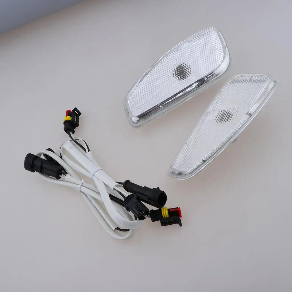 Super Bright LED Side Turn Signal Marker Light Daytime Running Lamp Truck Auto Lighting for Jeep 2015 2016 2017