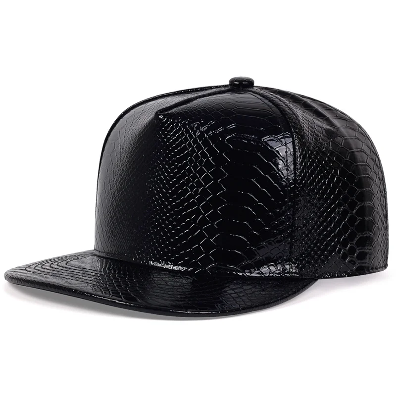 Solid Leather Snapback Hat Men Women Adjustable Baseball Cap Sport Hip Hop Golf Caps Male Female Street Headwear Sun Hats gorras