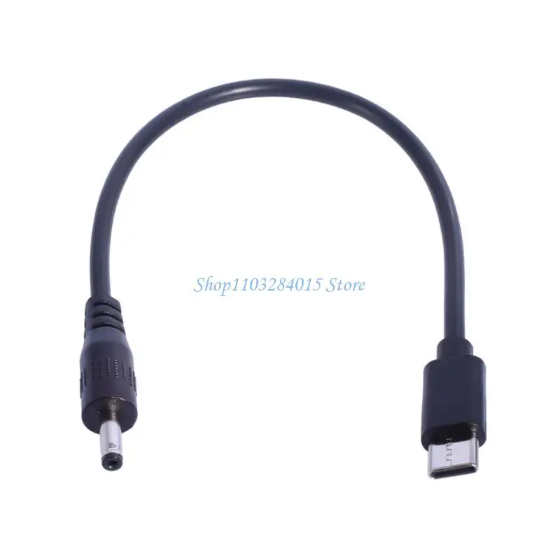 

R6ff USB C Мужчина до 3,5x1,35 мм мужской удлинительная зарядка поддержка шнура 5V Зарядное устройство