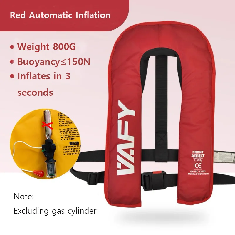 

Профессиональный автоматический/ручной надувной спасательный жилет 150N, одобренный CE спасательный жилет PFD для рыбалки, жилет для выживания, рафтинг, катание на лодках