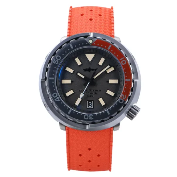 

Heimdallr Мужские автоматические часы 44,3 мм Титановый тунец Механические наручные часы 20 бар Водонепроницаемые светящиеся керамические безели Сапфир NH35