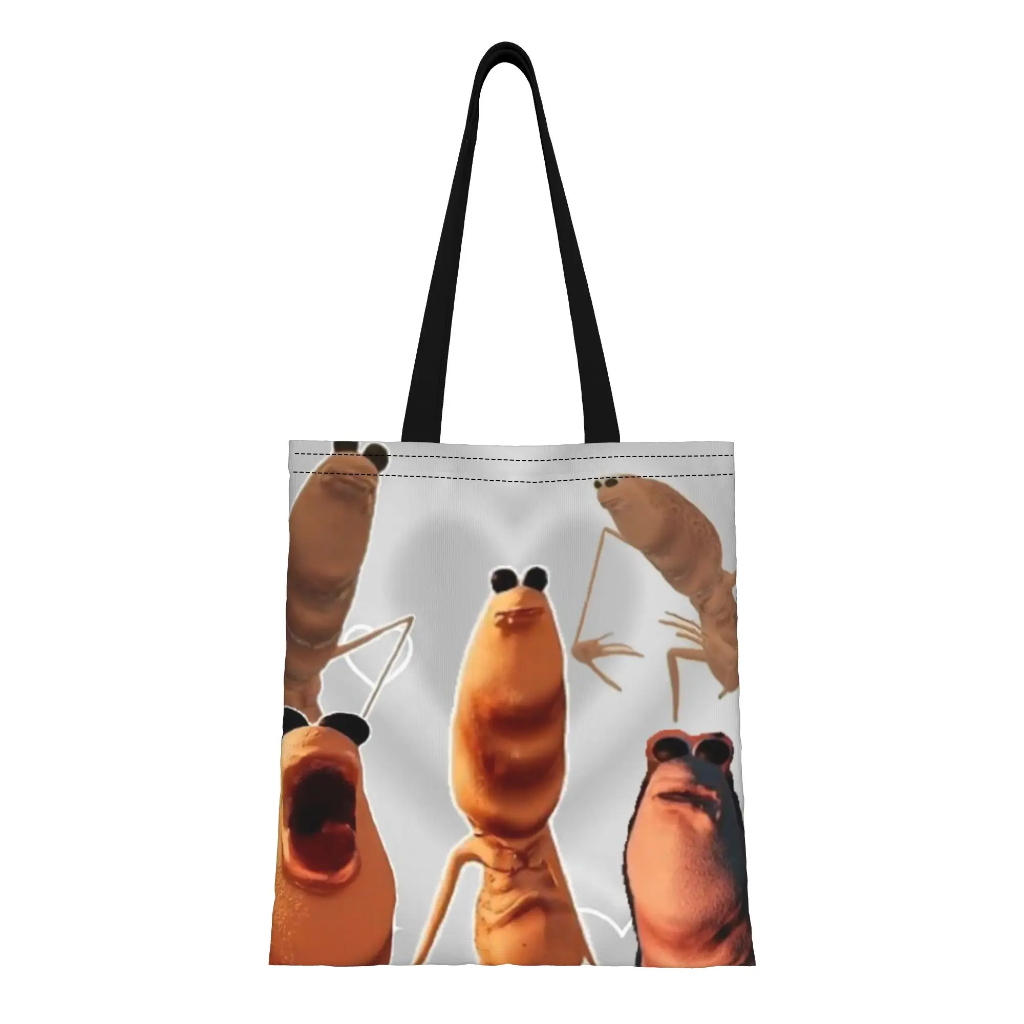 

Marcus The Worm 11 Marcus The Worm Canvas Tote Bag Perfect for Outdoor Women's Top-Handle Bags