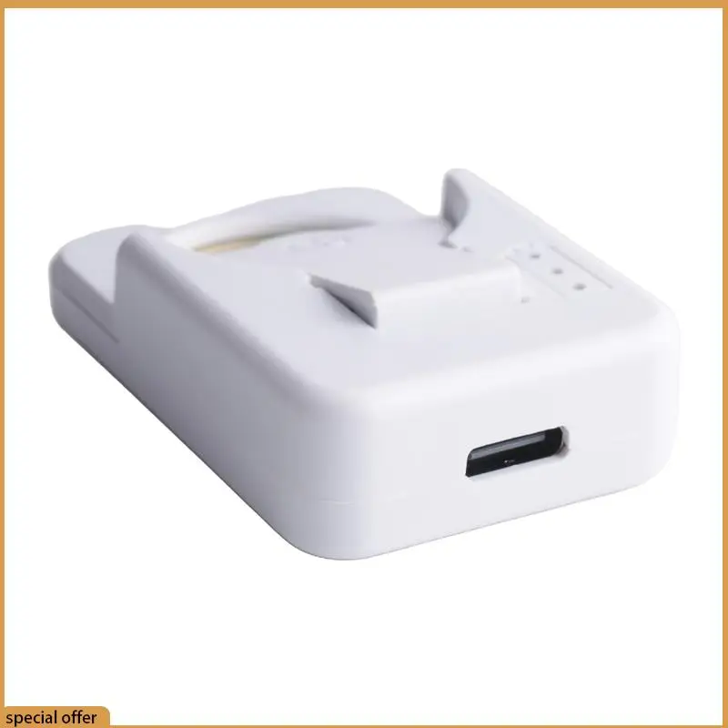 

A68Z Button Cell Portable Charger Type-C Lithium Battery Charger For LIR2032/LIR1632/LIR2025/LIR2016/LIR2032H, White Without Cab